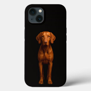 Schwarzes 4 Luxe iPhone 13, agiler Vizsla-Hund Case-Mate iPhone Hülle