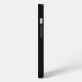 Schwarzes 4 Luxe iPhone 13 Case, getufteter Coquet Hülle (Linke Seite)