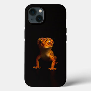 Schwarzes 4 Luxe iPhone 13 Case, Leopardgecko Case-Mate iPhone Hülle