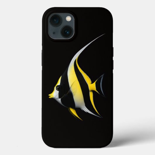 Schwarzes 4 Luxe iPhone 13 Case, Moorish Idol Case-Mate iPhone Hülle (Rückseite)