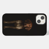Schwarzes 4 Luxe iPhone 13, Deutscher Pointer Hund Hülle (Rückseite (Horizontal))