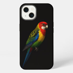 Schwarzes 4 Luxe iPhone 13, Eastern Rosella Papage 13 Hülle