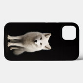 Schwarzes 4 Luxe iPhone 13, Elfenbein-Polarfuchs Case-Mate iPhone Hülle (Rückseite (Horizontal))