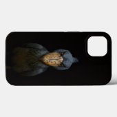 Schwarzes 4 Luxe iPhone 13, exotischer Schuhschnab Case-Mate iPhone Hülle (Rückseite (Horizontal))