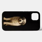 Schwarzes 4 Luxe iPhone 13, Mioritic Shepherd Case-Mate iPhone Hülle (Rückseite (Horizontal))