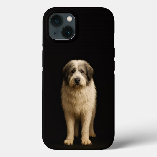 Schwarzes 4 Luxe iPhone 13, Mioritic Shepherd Case-Mate iPhone Hülle (Rückseite)
