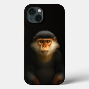 Schwarzes 4 Luxe iPhone 13, Rote Douc Langur Case-Mate iPhone Hülle