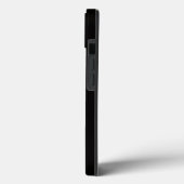 Schwarzes 4 Luxe iPhone 13, Sanfter Lemur Case-Mate iPhone Hülle (Rückseite / Links)