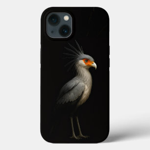 Schwarzes 4 Luxe iPhone 13, Sekretärvogel Case-Mate iPhone Hülle