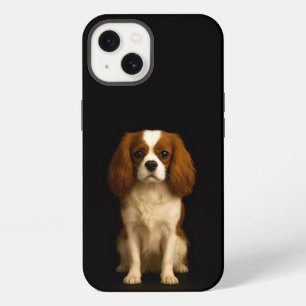 Schwarzes 4 Luxe iPhone 13, süßer Cavalier King Ch 13 Hülle