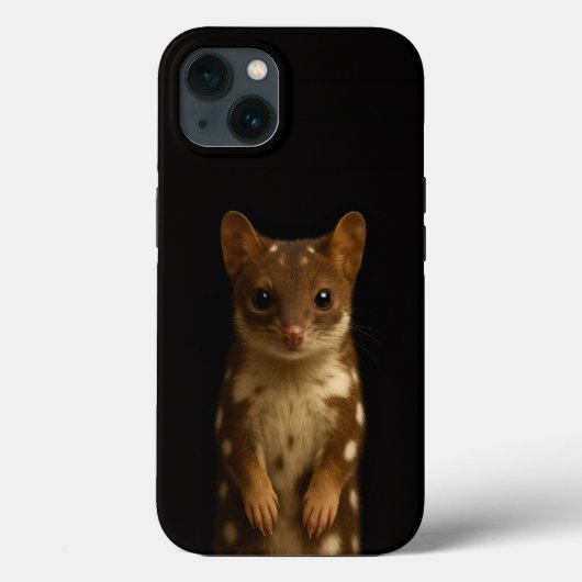 Schwarzes 4 Luxe iPhone 13, Sweet Quoll Case-Mate iPhone Hülle (Rückseite)