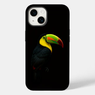 Schwarzes 4 Luxe iPhone 14 Case, Keil-Schnabeltuka Case-Mate iPhone 14 Hülle