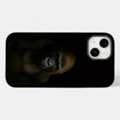 Schwarzes 4 Luxe iPhone 14 Case-Mate, Gorilla Case-Mate iPhone Hülle (Rückseite (Horizontal))