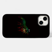 Schwarzes 4 Luxe iPhone 14 Mate, Fangschreckenkreb Case-Mate iPhone Hülle (Rückseite (Horizontal))