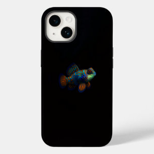 Schwarzes 4 Luxe iPhone 14 Mate, Mandarin-Dragonet Hülle