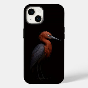 Schwarzes 4 Luxe iPhone 14 Mate, Rötlicher Seidenr Case-Mate iPhone 14 Hülle