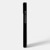 Schwarzes 4 Luxe iPhone 14 Mate, Samtrote Rose Case-Mate iPhone Hülle (Rückseite / Links)