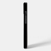 Schwarzes 4 Luxe iPhone 14 Mate, schlanker Gepard Case-Mate iPhone Hülle (Rückseite / Links)