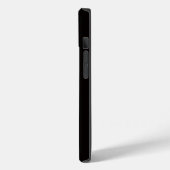 Schwarzes 4 Luxe iPhone 14 Mate, stilvolles Hermel Case-Mate iPhone Hülle (Rückseite / Links)