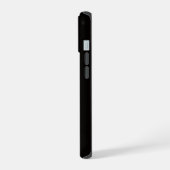 Schwarzes 4 Luxe iPhone 15 Case, Anmutiger Storch Hülle (Linke Seite)