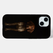 Schwarzes 4 Luxe iPhone 15 Case, Deutscher Pointer Case-Mate iPhone Hülle (Rückseite (Horizontal))