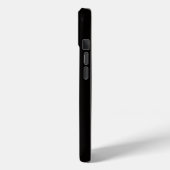 Schwarzes 4 Luxe iPhone 15 Case, Elegante Gazella Case-Mate iPhone Hülle (Rückseite / Links)