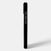 Schwarzes 4 Luxe iPhone 15 Case, Eleganter Schnabe Case-Mate iPhone Hülle (Rückseite / Links)