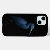 Schwarzes 4 Luxe iPhone 15 Case, Kleiner Blauer Re Case-Mate iPhone Hülle (Rückseite (Horizontal))