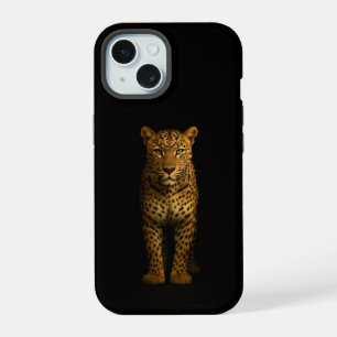 Schwarzes 4 Luxe iPhone 15 Case, Majestätischer Le Hülle