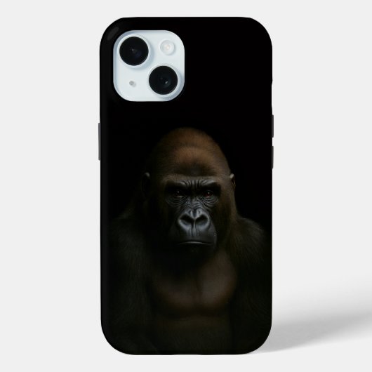 Schwarzes 4 Luxe iPhone 15 Case-Mate, Gorilla Case-Mate iPhone Hülle (Rückseite)
