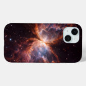 Schwarzes 4 Luxe iPhone 15 Case, Schmetterlingsneb Case-Mate iPhone Hülle (Rückseite (Horizontal))
