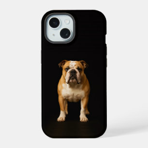 Schwarzes 4 Luxe iPhone 15 Case, Stamina Bulldog Hülle