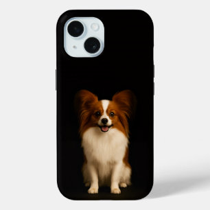 Schwarzes 4 Luxe iPhone 15 Case, Verfeinerter Papi Case-Mate iPhone Hülle
