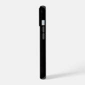Schwarzes 4 Luxe iPhone 15 Case, Wald Okapi Hülle (Linke Seite)