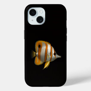 Schwarzes 4 Luxe iPhone 15 Mate, Riff-Schmetterlin Case-Mate iPhone Hülle