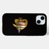Schwarzes 4 Luxe iPhone 15 Mate, Riff-Schmetterlin Case-Mate iPhone Hülle (Rückseite (Horizontal))