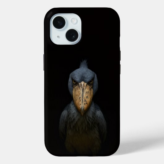 Schwarzes 4 Luxe iPhone 15 Mate, Schuhschnabel-Vog Case-Mate iPhone Hülle (Rückseite)