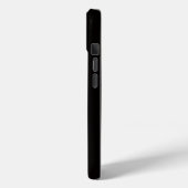 Schwarzes 4 Luxe iPhone 15 Mate, Weißer Hai Case-Mate iPhone Hülle (Rückseite / Links)