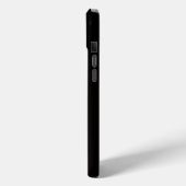 Schwarzes 4 Luxe iPhone 15 Plus, Blauer Band-Aal Case-Mate iPhone Hülle (Rückseite / Links)