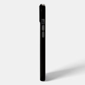 Schwarzes 4 Luxe iPhone 15 Plus, grüne Qualle Case-Mate iPhone Hülle (Rückseite / Links)