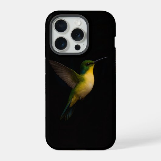 Schwarzes 4 Luxe iPhone 15 Pro Case-Mate, fliegend Hülle (Rückseite)