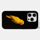 Schwarzes 4 Luxe iPhone 15 Pro Mate Goldsittich Case-Mate iPhone Hülle (Rückseite (Horizontal))