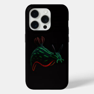 Schwarzes 4 Luxe iPhone 15 Pro Mate, Neon-Meeresna Case-Mate iPhone Hülle