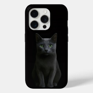 Schwarzes 4 Luxe iPhone 15 Pro Mate Russisch Blau Case-Mate iPhone Hülle