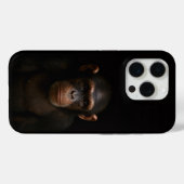 Schwarzes 4 Luxe iPhone 15 Pro Mate Serene Schimpa Case-Mate iPhone Hülle (Rückseite (Horizontal))