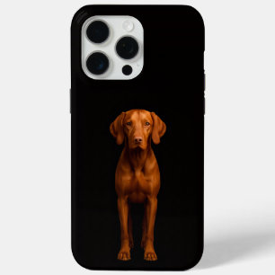 Schwarzes 4 Luxe iPhone 15 Pro Max, agiler Vizsla- Case-Mate iPhone Hülle