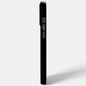 Schwarzes 4 Luxe iPhone 15 Pro Max, Blaugelber Ara Case-Mate iPhone Hülle (Rückseite / Links)