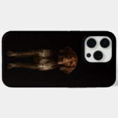Schwarzes 4 Luxe iPhone 15 Pro Max, Deutscher Poin Case-Mate iPhone Hülle (Rückseite (Horizontal))