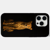 Schwarzes 4 Luxe iPhone 15 Pro Max, eleganter Gepa Case-Mate iPhone Hülle (Rückseite (Horizontal))