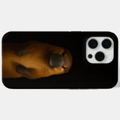 Schwarzes 4 Luxe iPhone 15 Pro Max, Eleganter Schn Case-Mate iPhone Hülle (Rückseite (Horizontal))
